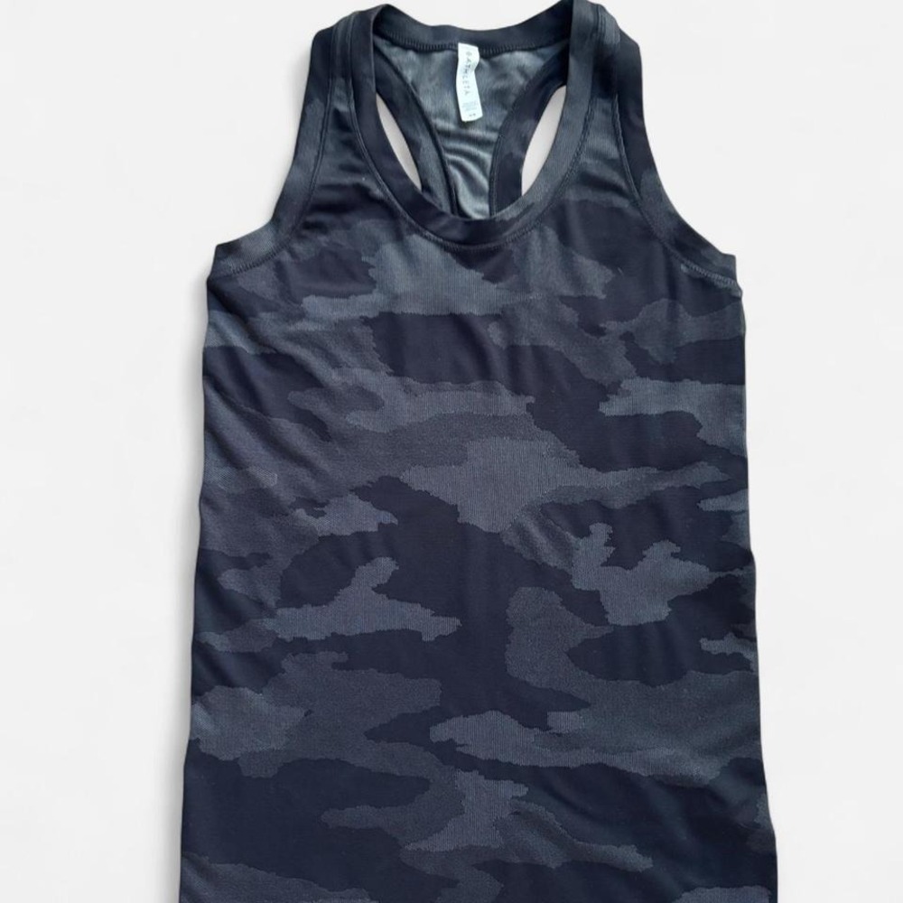 Athleta Black Camo Tank‎ Size XS